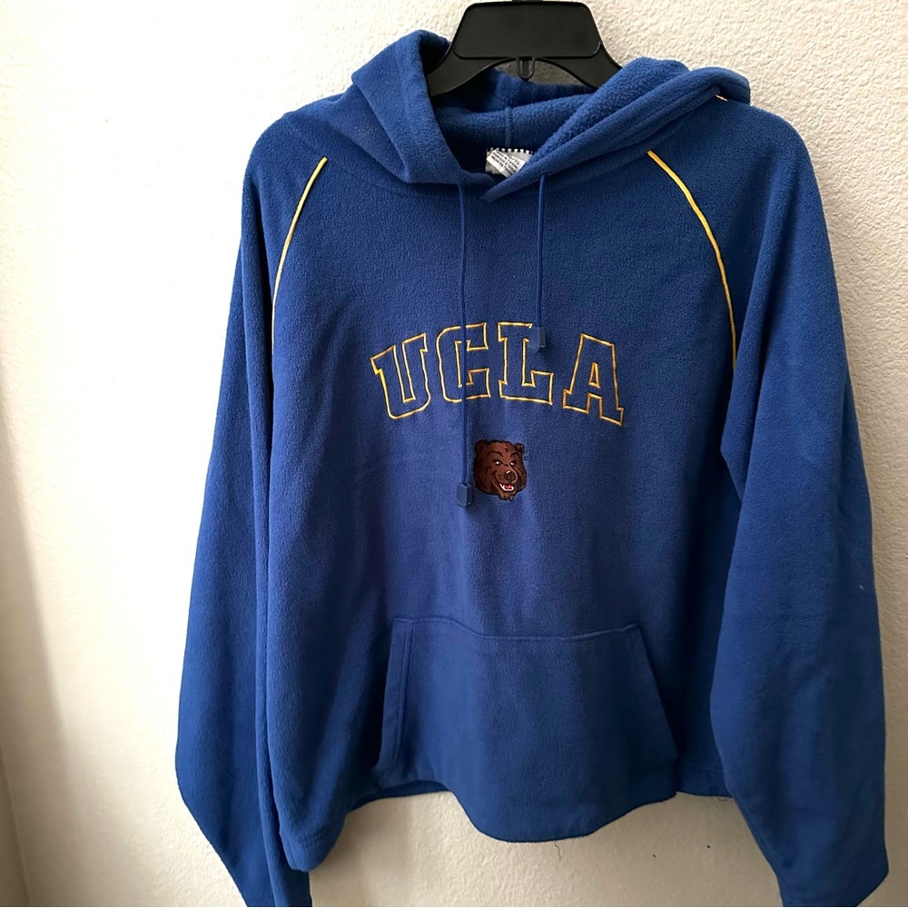 Vintage UCLA blue Bruins Fleece Hoodie Exclusive Footlocker Team Edition rare XL